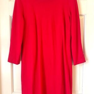 Ann Taylor Vibrant Fuchsia Sleeve Dress